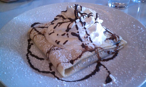 Chocolate in My Peanut Butter Crepe