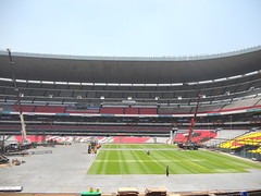 Tercer día de montaje - Estadio Azteca 24