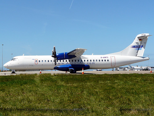 D-ANFC ATR-72-202 by Jersey Airport Photography