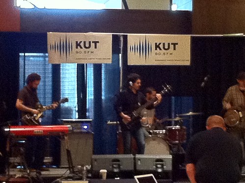The Monahans, KUT morning set, on the Hilton Stage