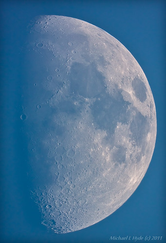 Blue sky Moon 120411 by Mick Hyde