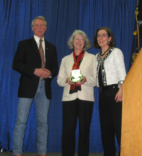 Governor Kitzhaber, Annette Mills, Kate Brown Sustainability Award