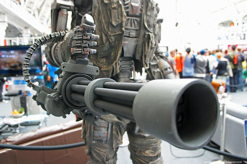 Kapow! Comic Con : Life size T600 Terminator by Craig Grobler