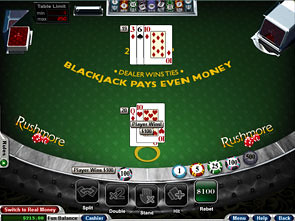 Face Up 21 Blackjack game