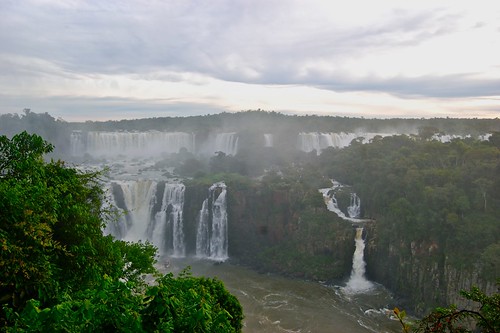 Two tiers of waterfalls