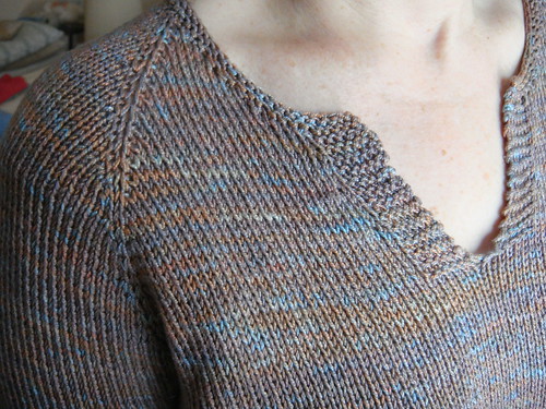 Mom's Blue Heron Sweater