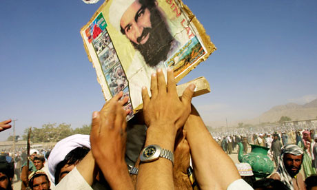 Rally in Central Asia where the photograph of Osama bin Laden is held up by participants. A Taliban commander says that the announced death of Bin Laden will be avenged. by Pan-African News Wire File Photos