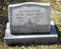 Jesse Siler Smith Grave Marker