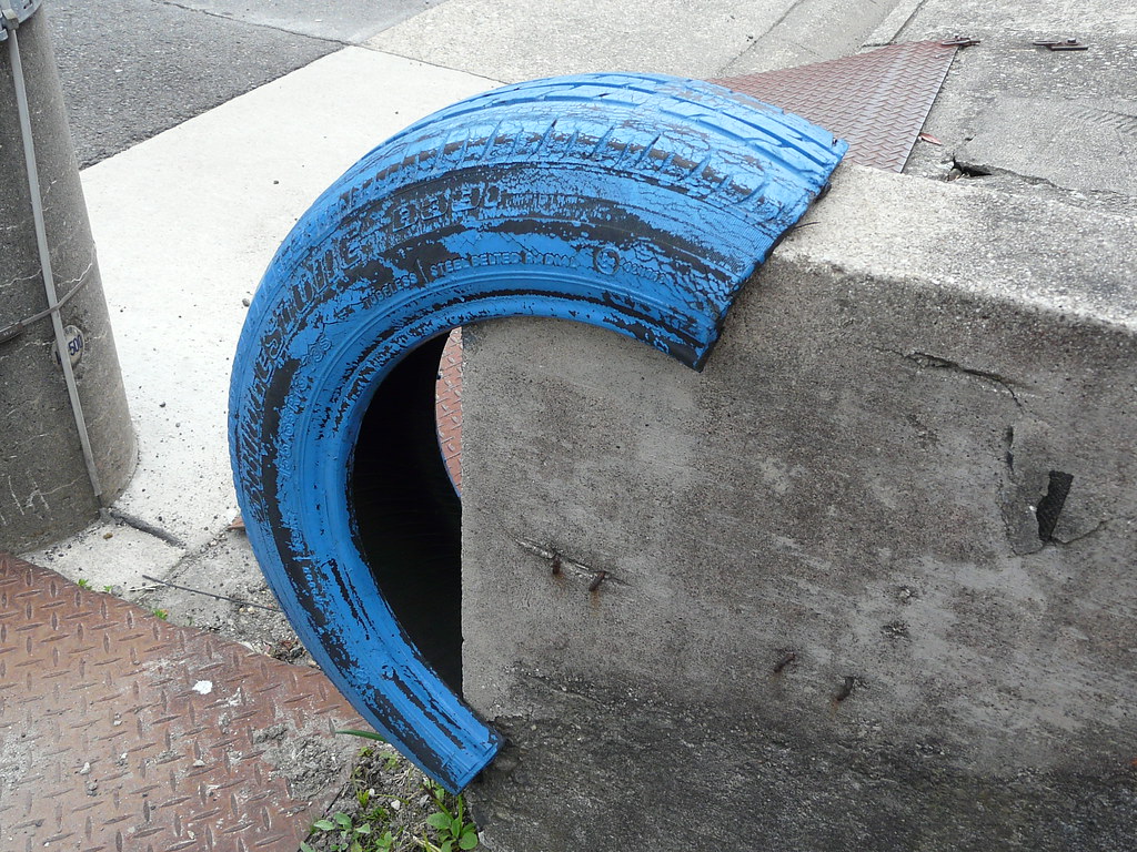 Blue Tyre Bumpers