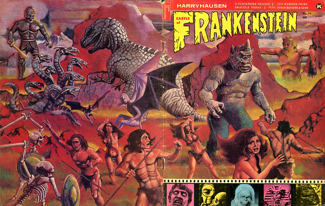 Castle Of Frankenstein, Issue 19 (1972) Cover Art by Maelo Cintron