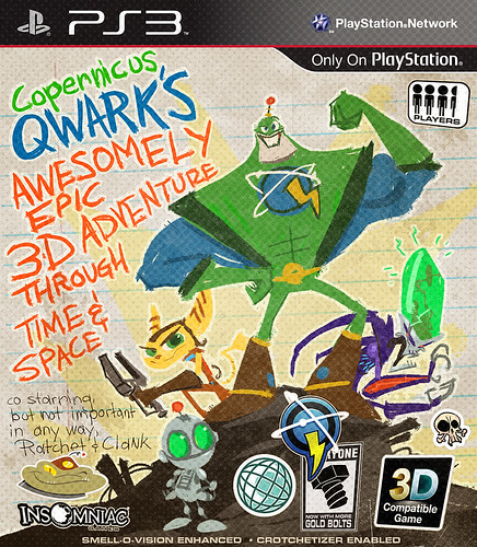 Copernicus Qwark's Awesomely Epic 3D Adventure Through Time & Space for PS3