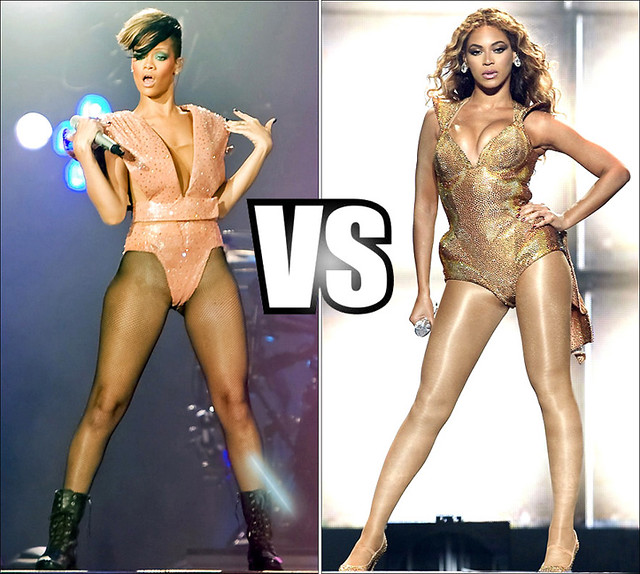Rihanna vs Beyonce by Chic_Physique