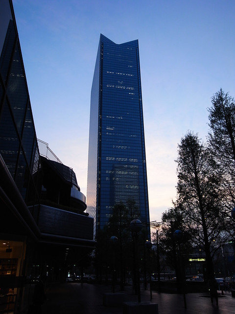 Evening Building