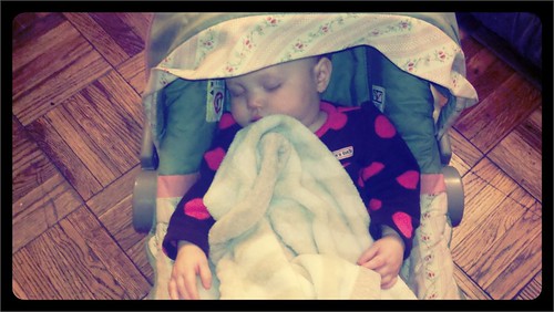 My sweet niece sleeping!