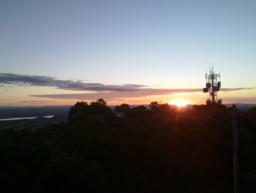 Sunset from Mount Tarrangower, Maldon
