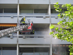 Küchenbrand im Hochhaus - 30.04.11