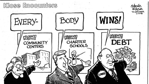 Charter-School editorial cartoon
