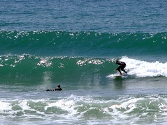 Surfing at St Ouens