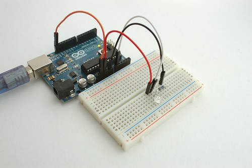 How to use photo IC diode S9648 / Arduino
