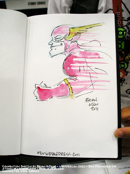 wondercon 2011 sketchbook drawing - Flash