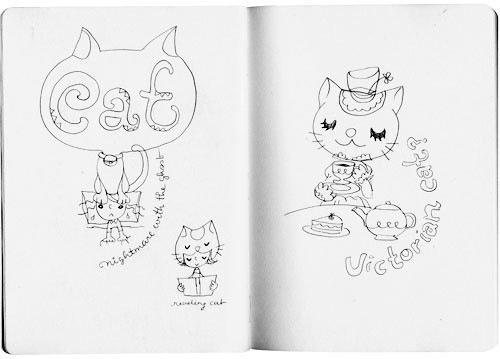 inspired doodles : cat02