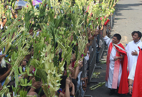 Palm Sunday celebration in Baclaran