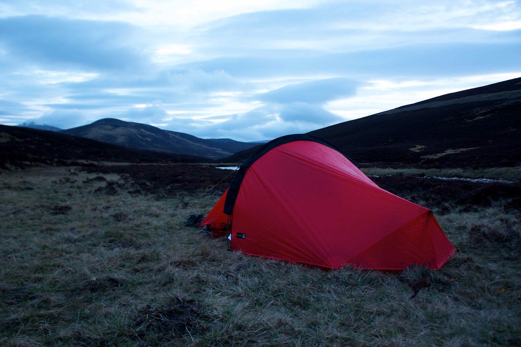 Tent, late evening