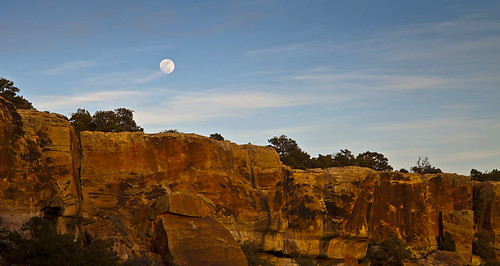 Moon Over the Rim