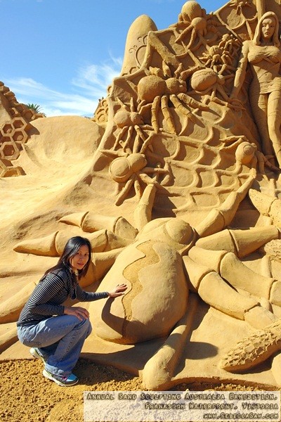 Annual Sand Sculpting Australia exhibition, Frankston waterfront-17