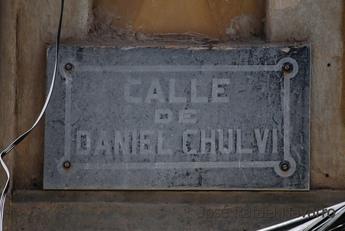 Placas: Calle Daniel Chulvi