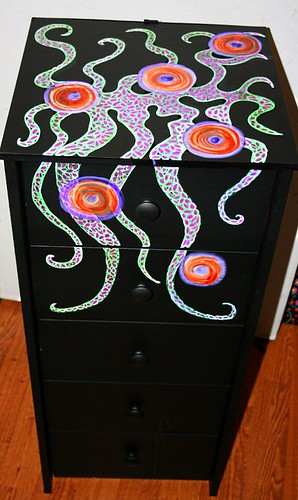40" x 16" x 16" Dresser by Rick Cheadle Art and Designs