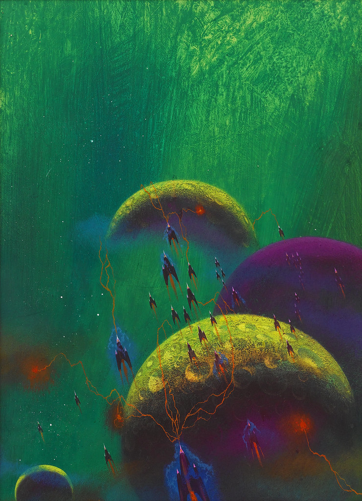 Paul Lehr - Science fiction book cover