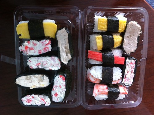 Today's sushi lunchbox (price: about EUR 5)
