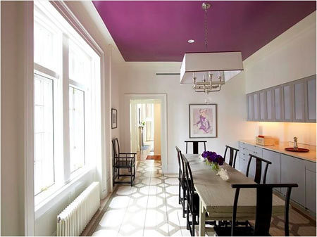 purple  ceiling sara-story-via-apartment-therapy