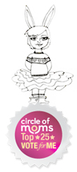 Circle of Moms Top 25 Baby Journals - Vote for me!