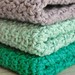 handmade face cloths crochet cotton washcloths
