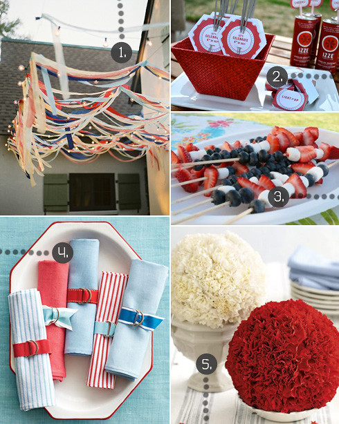 4th fourth of july party decoration meal ideas