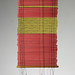Jackie Abrams and Josh Bernbaum, "Red Sand Dreamings 3," glass cane, waxed linen, beads, 26 x 12.5 inches (2011)