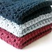 kitchen dishcloths crochet cotton