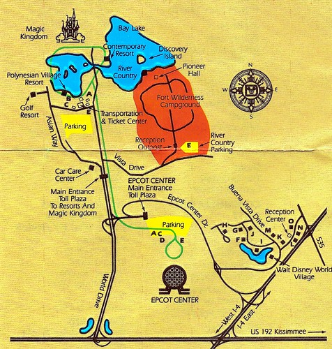 EPCOT Center map 1983 8