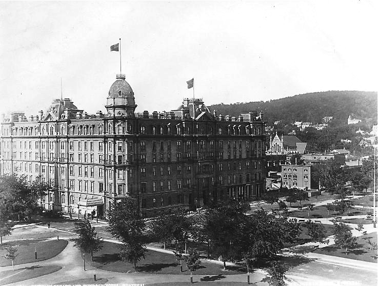 Dominion Square and Windsor Hotel, Montreal, QC, about 1890 by Montreal Photo Daily, on Flickr