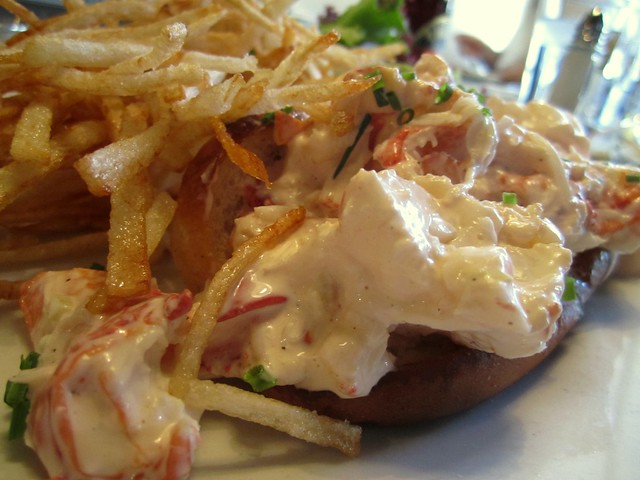 the lobster roll at pearl oyster bar