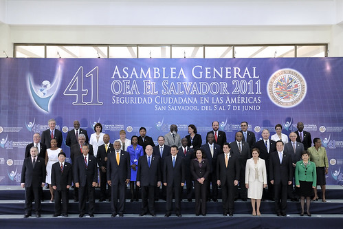 Official photo of the 41 General Assembly of the Organization of American States (OAS)