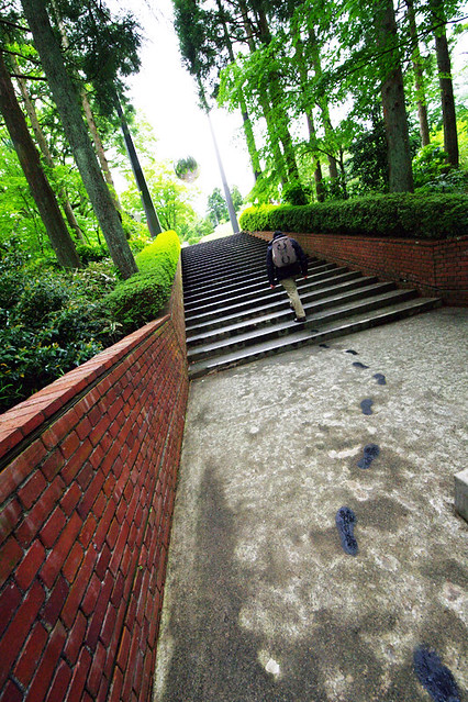 foot steps @Manfrotto Hakone Open air Museam