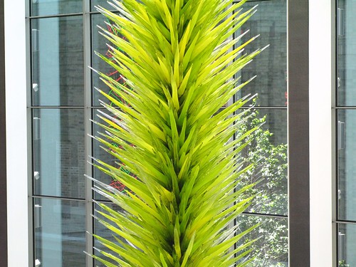 Dale Chihuly : Lime Green Icicle Tower @ Museum of Fine art, Boston
