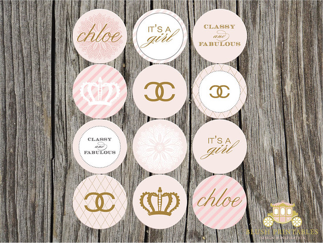 Chanel Themed Party Circles