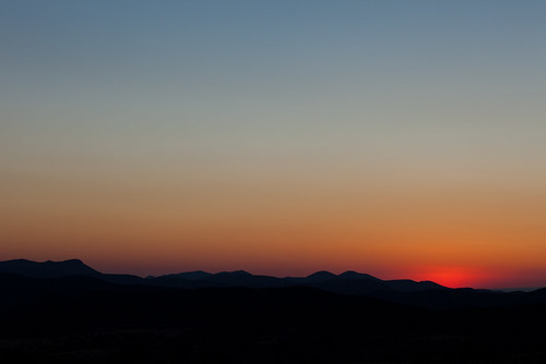 Sunset over Davis Range