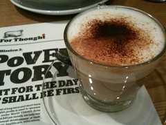 Cappuccino, Food for Thought, Queen Street