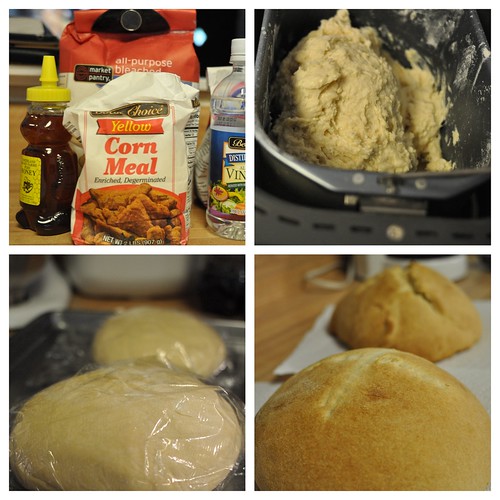 Homemade Cornmeal Honey Bread