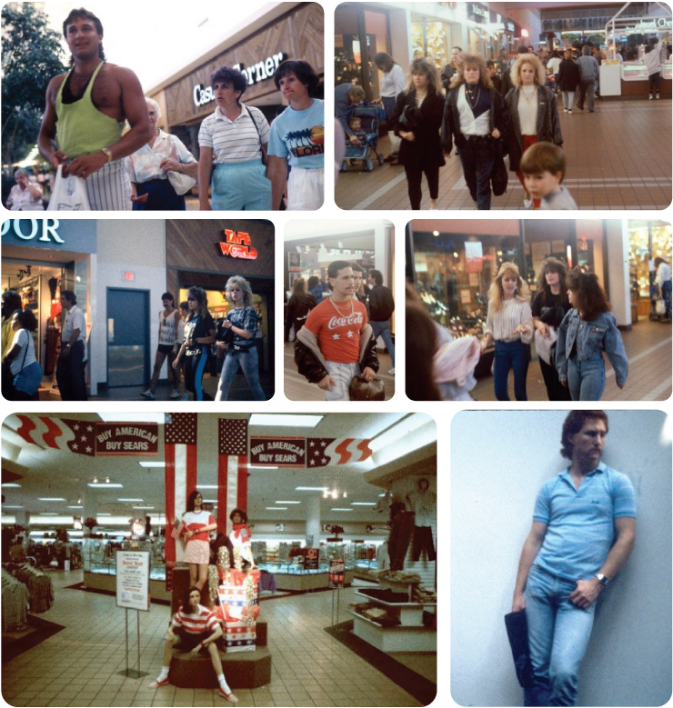 American shopping malls in the 1990's